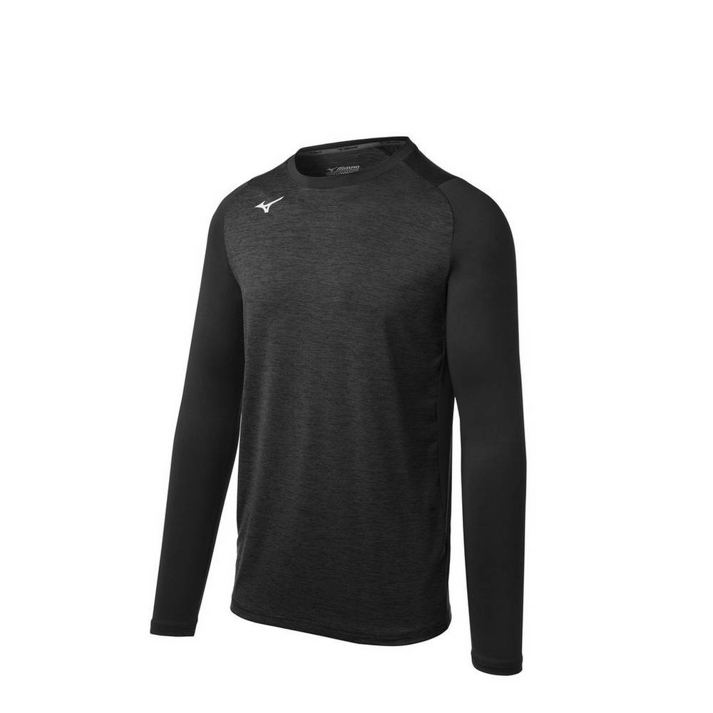 Mizuno Alpha Stretch Sleeve - Erkek Base Layer - Siyah Türkiye (XAHLNR-385)